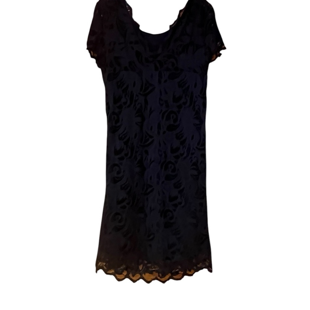 H&M Maternity Blue Lace Midi Dress